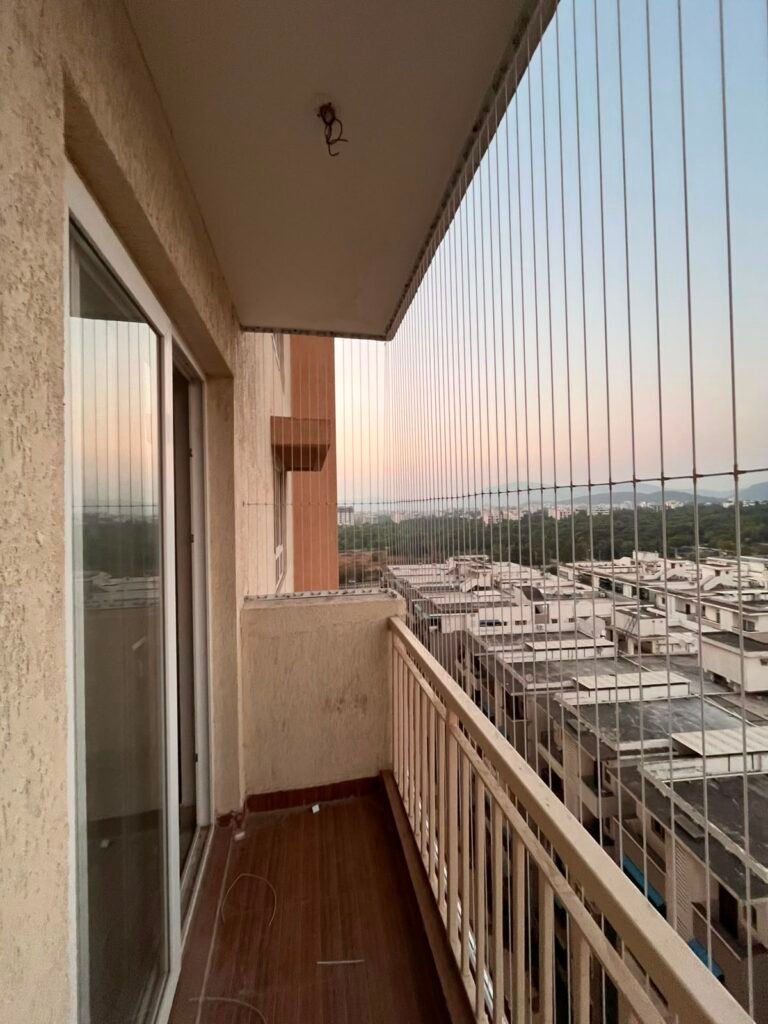 Invisible window grills installed in Vijayawada